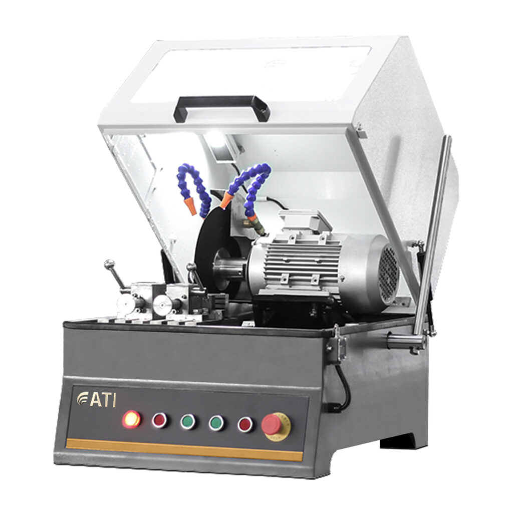 Manual metallographic cutting machine