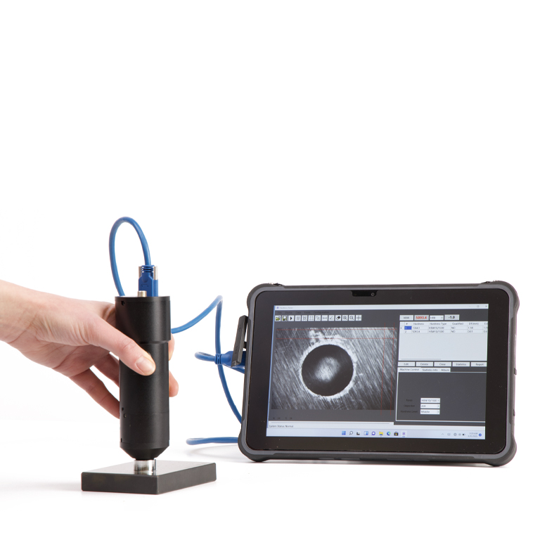 Digital portable microscopes for Brinell and Vickers indentation reading